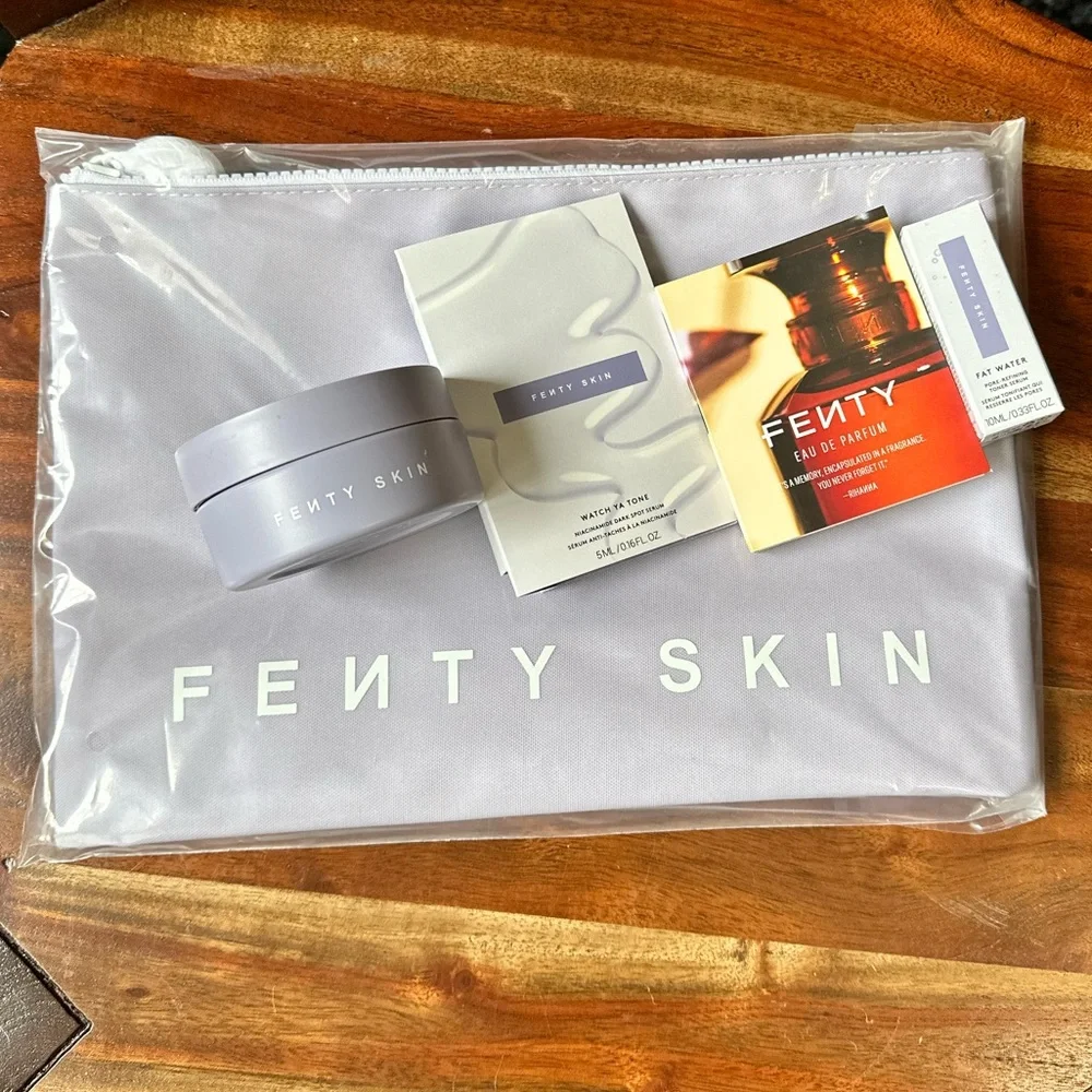 Fenty Beauty Cosmetic Bag & Lil Butta Dropz Bindle